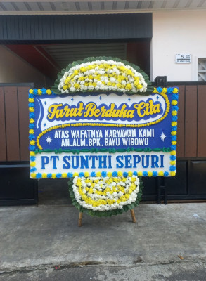 Papan Bunga Duka di Soa Sio